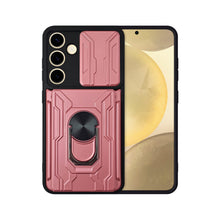 Cargar imagen en el visor de la galería, Funda Uso Rudo Con Soporte Anillo y Tarjetero Card Slot Bumper Para Samsung S24 Plus
