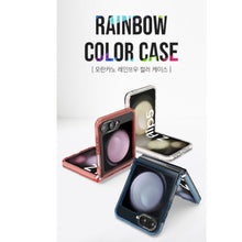 Cargar imagen en el visor de la galería, Funda Molan Cano Uso Rudo Silicon Rainbow Glossy para Samsung Z Flip 5