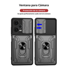 Cargar imagen en el visor de la galería, Funda Uso Rudo Con Soporte Anillo y Tarjetero Card Slot Bumper Para Samsung A14