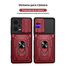 Cargar imagen en el visor de la galería, Funda Uso Rudo Con Soporte Anillo y Tarjetero Card Slot Bumper Para Vivo V30 Lite