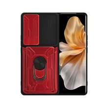 Cargar imagen en el visor de la galería, Funda Uso Rudo Con Soporte Anillo y Tarjetero Card Slot Bumper Para Vivo V30 5G