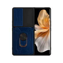 Cargar imagen en el visor de la galería, Funda Uso Rudo Con Soporte Anillo y Tarjetero Card Slot Bumper Para Vivo V30 5G