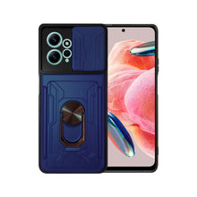 Cargar imagen en el visor de la galería, Funda Uso Rudo Con Soporte Anillo y Tarjetero Card Slot Bumper Para Xiaomi Redmi Note 12 4G