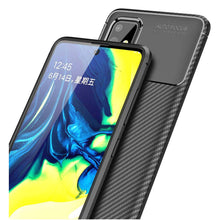 Cargar imagen en el visor de la galería, Funda Rugged Carbon Fibra Flexible Para Huawei Moto E20 / E30 / E40