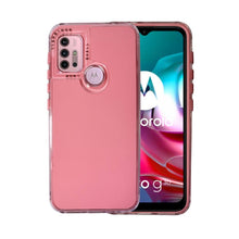 Cargar imagen en el visor de la galería, Funda Rainbow Paint Uso Rudo Doble Capa Para Motorola Mayoreo 10 Pzs