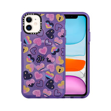 Cargar imagen en el visor de la galería, Funda Molan Cano Uso Rudo Silicon Rainbow Magsafe Diseño para Iphone Mayoreo de 10pzs
