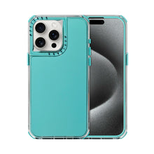 Cargar imagen en el visor de la galería, Funda Rainbow Paint Uso Rudo Doble Capa Para Iphone Mayoreo 10 Pzs