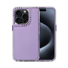 Cargar imagen en el visor de la galería, Funda Rainbow Paint Uso Rudo Doble Capa Para Iphone Mayoreo 10 Pzs