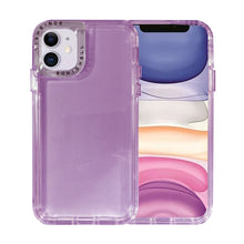 Cargar imagen en el visor de la galería, Funda ATTI Traslúcida Rainbow Uso Rudo Doble Capa Para iPhone 11