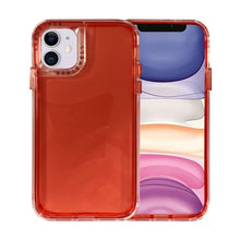 Cargar imagen en el visor de la galería, Funda ATTI Traslúcida Rainbow Uso Rudo Doble Capa Para iPhone 11
