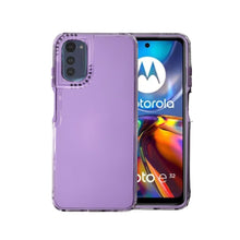 Cargar imagen en el visor de la galería, Funda Rainbow Paint Uso Rudo Doble Capa Para Motorola E32