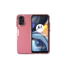 Cargar imagen en el visor de la galería, Funda Rainbow Paint Uso Rudo Doble Capa Para Motorola G22