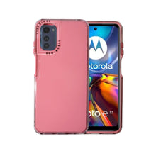 Cargar imagen en el visor de la galería, Funda Rainbow Paint Uso Rudo Doble Capa Para Motorola E32