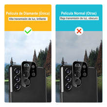 Cargar imagen en el visor de la galería, Mica Cristal 9h Para Samsung S22 S22 Plus S22 Ultra Compatible Con Sensor Raptic