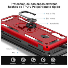 Cargar imagen en el visor de la galería, Funda Uso Rudo con Soporte de Anillo para Motorola Moto G10/ G20/ G30