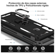 Cargar imagen en el visor de la galería, Funda Uso Rudo con Soporte de Anillo para Motorola Moto G10/ G20/ G30