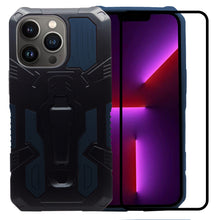 Cargar imagen en el visor de la galería, Funda de Uso Rudo Para iPhone 13 Pro Con Soporte Robot Clip Case