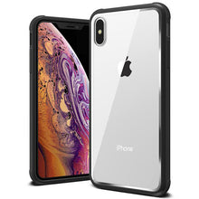 Cargar imagen en el visor de la galería, Funda VRS Design Crystal Chrome Uso Rudo Transparente Híbrido para iPhone X / XS