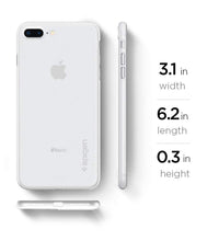 Cargar imagen en el visor de la galería, Funda Spigen Air Skin Ultra Delgada Color Humo para iPhone 7 Plus / 8 Plus