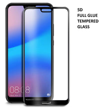 Cargar imagen en el visor de la galería, Vidrio Templado 5D contorno negro para HUAWEI P20 LITE