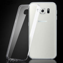 Cargar imagen en el visor de la galería, Funda De Silicon Suave Transparente Para Samsung Galaxy S6 Edge G925