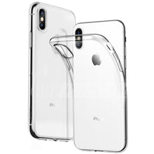 Cargar imagen en el visor de la galería, Funda De Silicon Suave Transparente Para iPhone XR