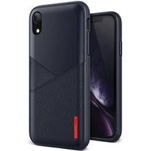 Cargar imagen en el visor de la galería, Funda Vrs Leather Fit Label iPhone XS Max Tpu Case Premium