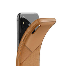 Cargar imagen en el visor de la galería, Funda Vrs Leather Fit Label iPhone XS Max Tpu Case Premium