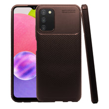 Cargar imagen en el visor de la galería, Funda Rugged Carbon Fibra Flexible Para Samsung A03S
