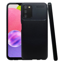 Cargar imagen en el visor de la galería, Funda Rugged Carbon Fibra Flexible Para Samsung A03S