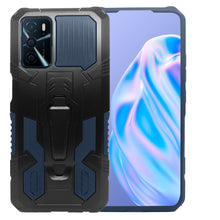 Cargar imagen en el visor de la galería, Funda Uso Rudo Para OPPO A16 Con Soporte Robot Clip Case Más Mica 9D 2 pzas