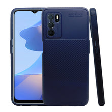 Cargar imagen en el visor de la galería, Funda Rugged Carbon Fibra Flexible Para OPPO A16