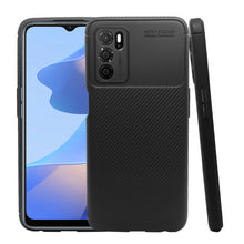 Cargar imagen en el visor de la galería, Funda Rugged Carbon Fibra Flexible Para OPPO A16