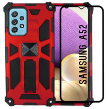 Cargar imagen en el visor de la galería, Funda Uso Rudo Rugged Robot Soporte Mas Mica 9D Para A52
