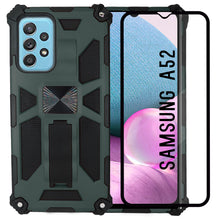 Cargar imagen en el visor de la galería, Funda Uso Rudo Rugged Robot Soporte Mas Mica 9D Para A52