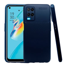 Cargar imagen en el visor de la galería, Funda Rugged Carbon Fibra Flexible Para OPPO A54