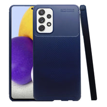Cargar imagen en el visor de la galería, Funda Rugged Carbon Fibra Flexible Para Samsung A72