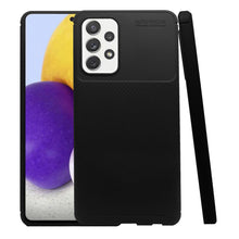 Cargar imagen en el visor de la galería, Funda Rugged Carbon Fibra Flexible Para Samsung A72