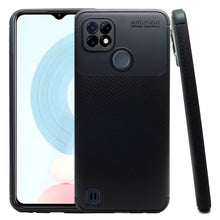 Cargar imagen en el visor de la galería, Funda Rugged Carbon Fibra Flexible Para Realme C21
