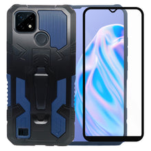 Cargar imagen en el visor de la galería, Funda Uso Rudo Para Realme C21 Con Soporte Robot Clip Case