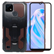Cargar imagen en el visor de la galería, Funda Uso Rudo Para Realme C21 Con Soporte Robot Clip Case