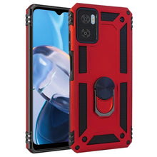 Cargar imagen en el visor de la galería, Funda Uso Rudo con Soporte de Anillo para Moto E22