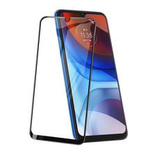 Cargar imagen en el visor de la galería, Vidrio Templado 9D contorno negro para Moto E7 Power