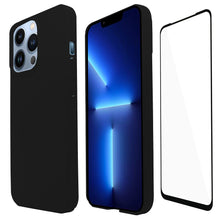 Cargar imagen en el visor de la galería, ATTI Molan Cano Super Fit Funda Case Ultradelgada de Policarbonato Rígido Protector Acabado Mate para iPhone 13 Pro Más Mica 9D