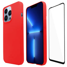 Cargar imagen en el visor de la galería, ATTI Molan Cano Super Fit Funda Case Ultradelgada de Policarbonato Rígido Protector Acabado Mate para iPhone 13 Pro Más Mica 9D