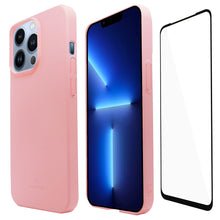 Cargar imagen en el visor de la galería, ATTI Molan Cano Super Fit Funda Case Ultradelgada de Policarbonato Rígido Protector Acabado Mate para iPhone 13 Pro Más Mica 9D