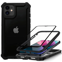 Cargar imagen en el visor de la galería, Funda De Uso Rudo Tough 360 Más Mica 9D Para iPhone 11