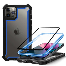 Cargar imagen en el visor de la galería, Funda De Uso Rudo Tough 360 Más Mica 9D Para iPhone 12/12 Pro