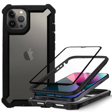Cargar imagen en el visor de la galería, Funda De Uso Rudo Tough 360 Más Mica 9D Para iPhone 13 Pro