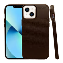 Cargar imagen en el visor de la galería, Funda Rugged Carbon Fibra Flexible Para iPhone 13 Mini